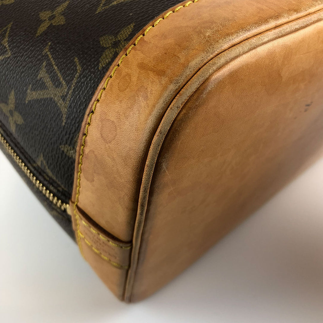 LOUIS VUITTON ルイ・ヴィトン 
 アルマ 旧型 M51130 ハンドバッグ 
モノグラムキャンバス/ヌメ革  ブラウン