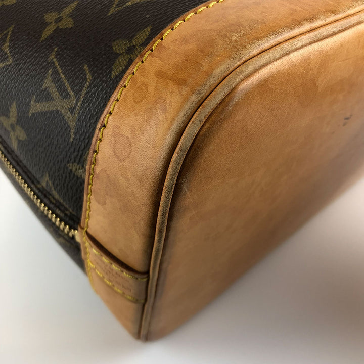 LOUIS VUITTON ルイ・ヴィトン 
 アルマ 旧型 M51130 ハンドバッグ 
モノグラムキャンバス/ヌメ革  ブラウン
