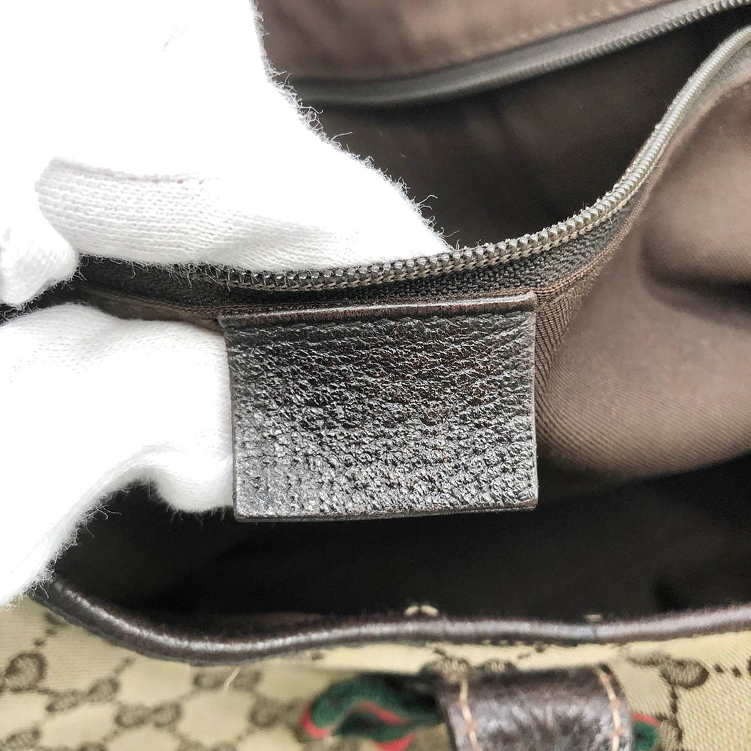 GUCCI グッチ 
 プリンシー 163805 ショルダーバッグ 
GGキャンバス ブラウン