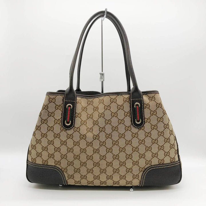 GUCCI グッチ 
 プリンシー 163805 ショルダーバッグ 
GGキャンバス ブラウン