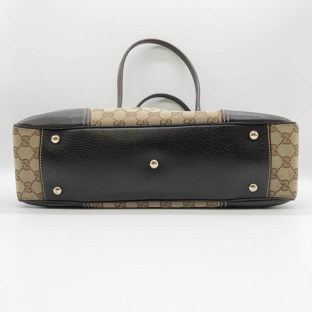 GUCCI グッチ 
 プリンシー 163805 ショルダーバッグ 
GGキャンバス ブラウン