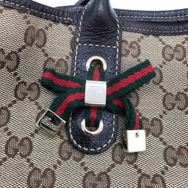 GUCCI グッチ 
 プリンシー 163805 ショルダーバッグ 
GGキャンバス ブラウン