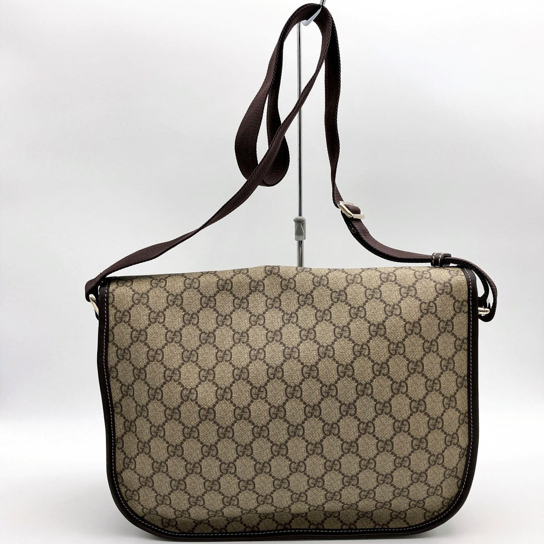 GUCCI グッチ 
 201732 ショルダーバッグ 
GGスプリームキャンバス ブラウン