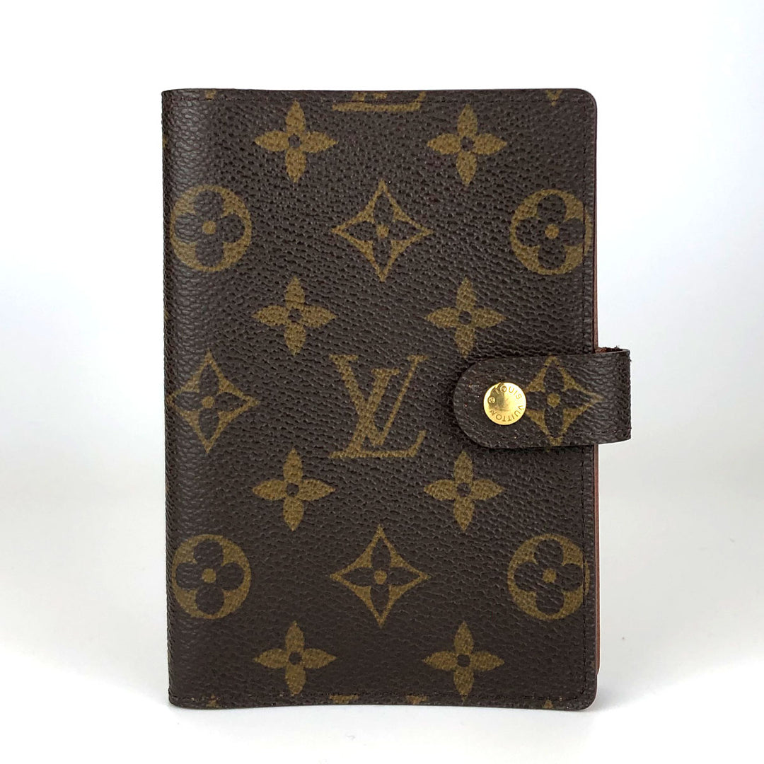 LOUIS VUITTON ルイ・ヴィトン 
 アジェンダ PM R20005 手帳 
モノグラムキャンバス ブラウン