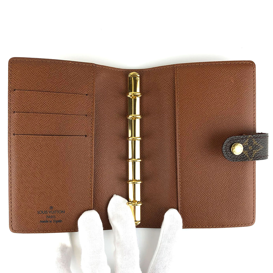 LOUIS VUITTON ルイ・ヴィトン 
 アジェンダ PM R20005 手帳 
モノグラムキャンバス ブラウン