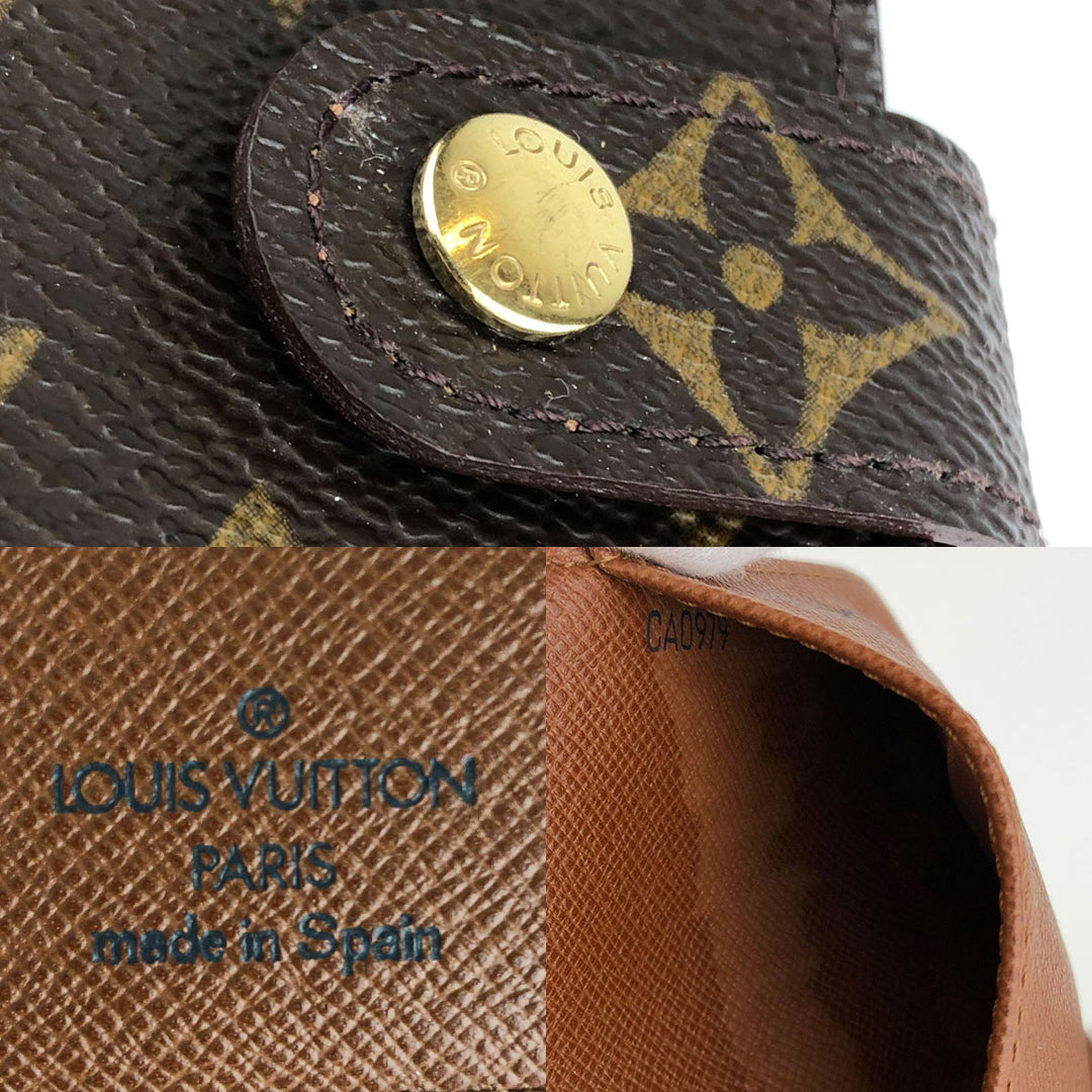 LOUIS VUITTON ルイ・ヴィトン 
 アジェンダ PM R20005 手帳 
モノグラムキャンバス ブラウン