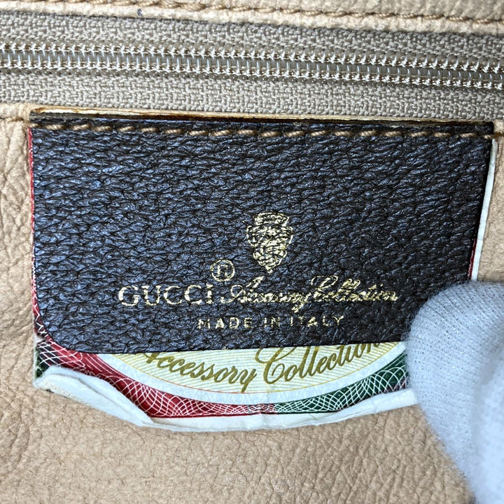 GUCCI グッチ 
 111・02 ボストンバッグ 
GGスプリームキャンバス/PVC  ブラウン