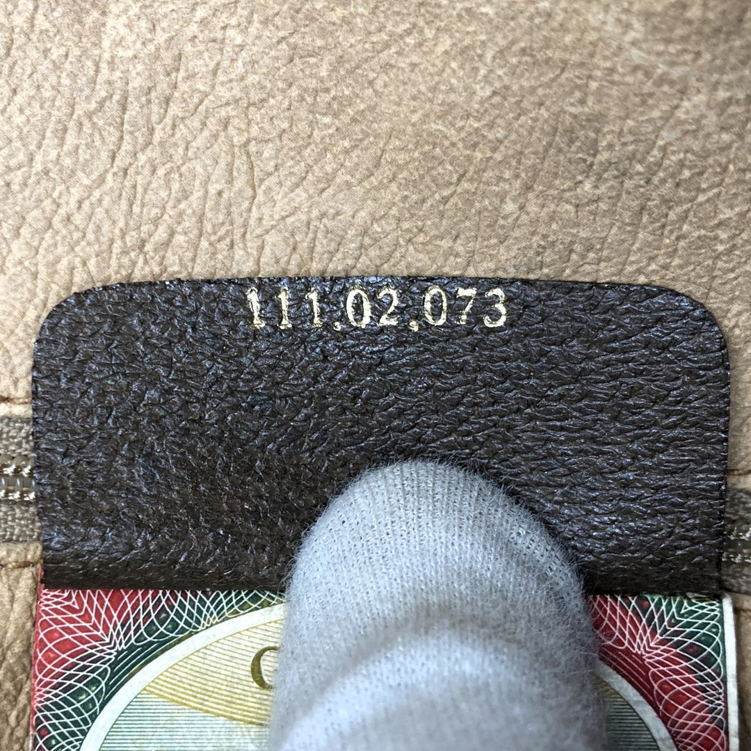 GUCCI グッチ 
 111・02 ボストンバッグ 
GGスプリームキャンバス/PVC  ブラウン