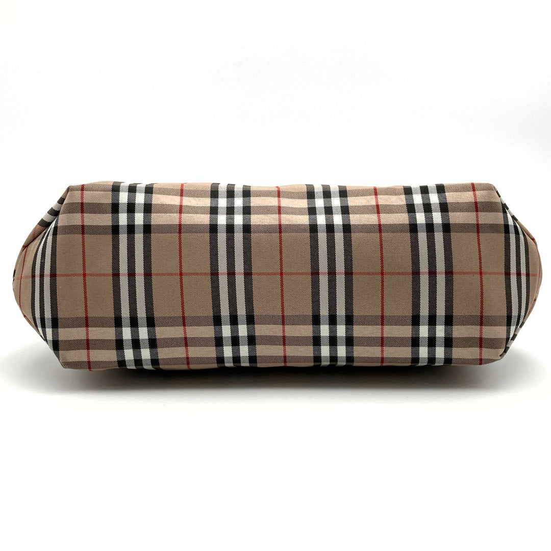 BURBERRY バーバリー 
 トートバッグ 
キャンバス/レザー  ブラウン