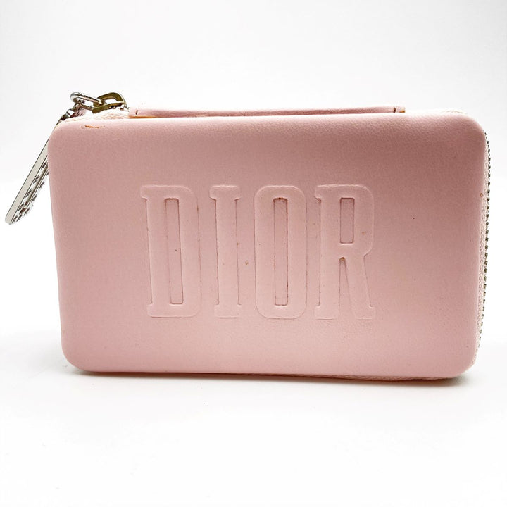 Dior ディオール 
 C400071661 アクセサリーポーチ 
レザー ピンク