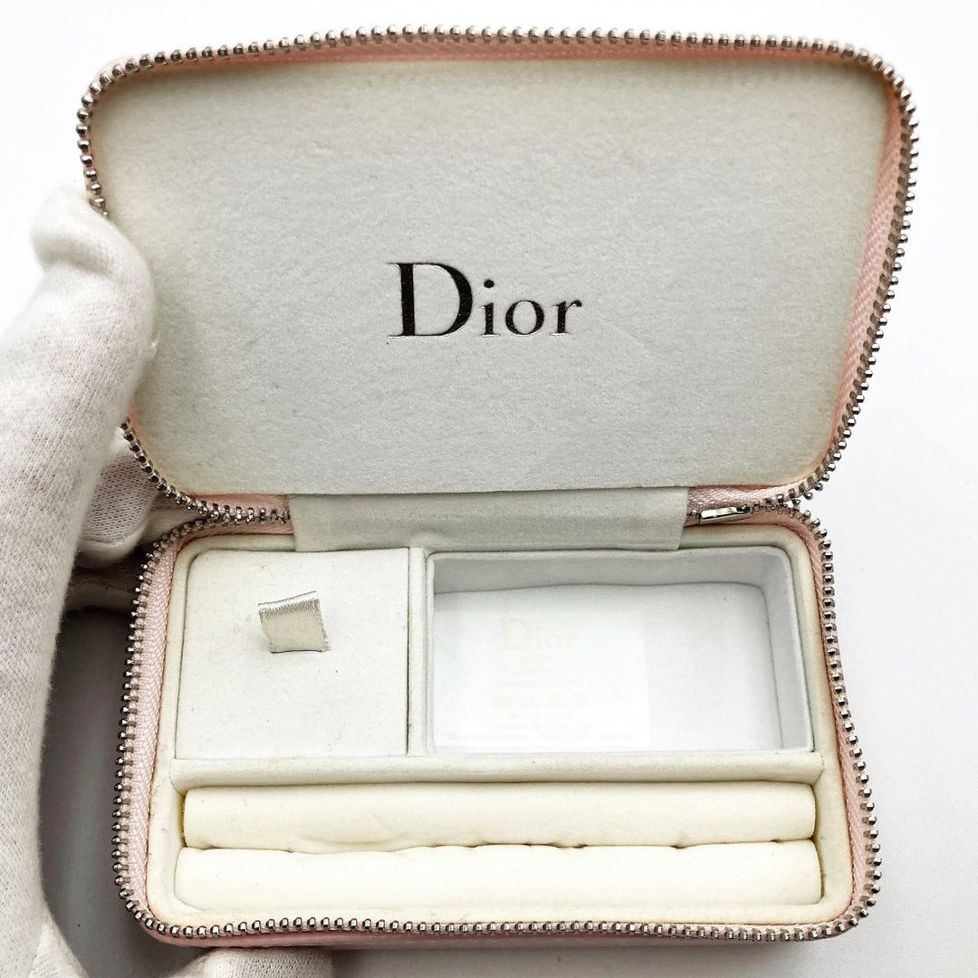Dior ディオール 
 C400071661 アクセサリーポーチ 
レザー ピンク