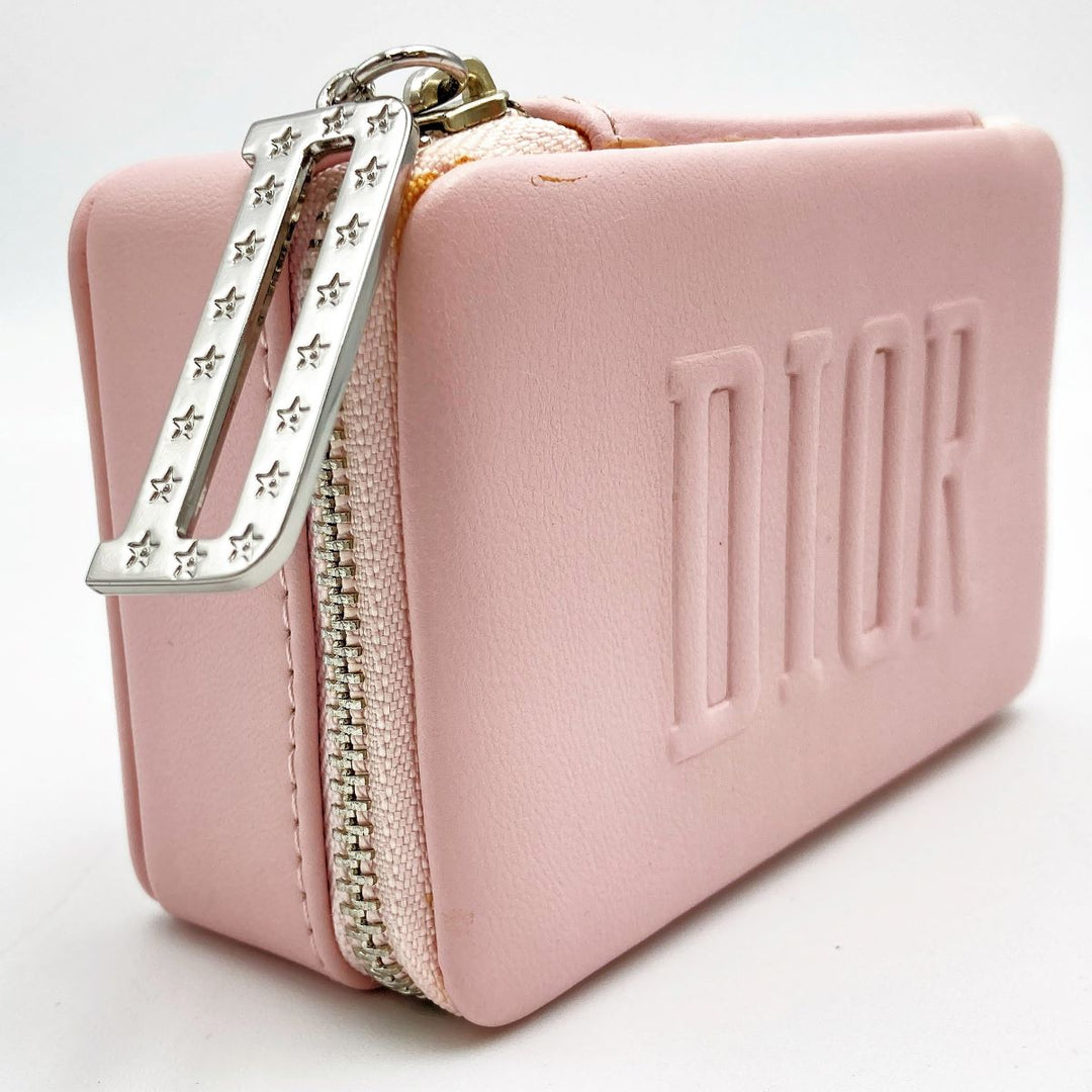 Dior ディオール 
 C400071661 アクセサリーポーチ 
レザー ピンク