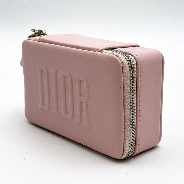 Dior ディオール 
 C400071661 アクセサリーポーチ 
レザー ピンク