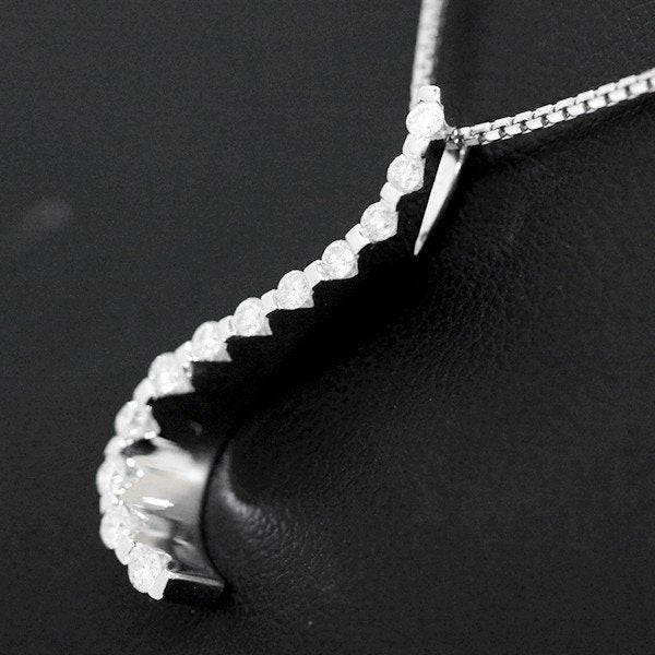 K18WG 
ネックレス
 ダイヤモンド：0.30ct 5.2g
