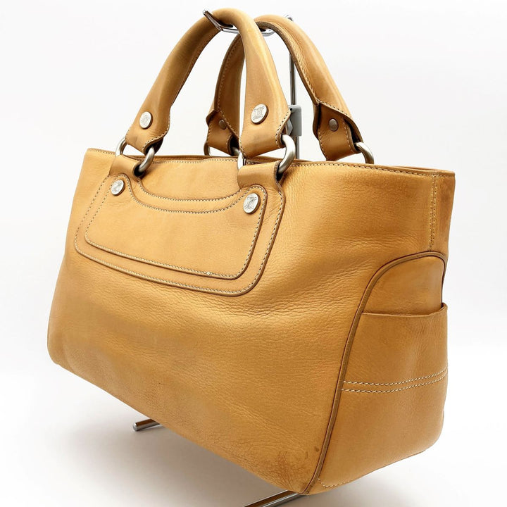 CELINE セリーヌ 
 ブギーバッグ CE00/34 ハンドバッグ 
レザー ベージュ