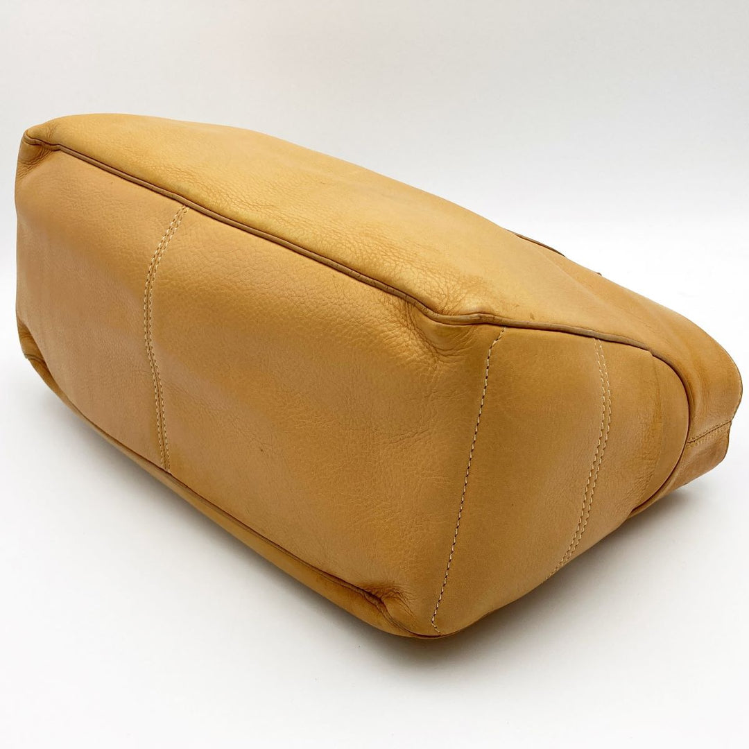 CELINE セリーヌ 
 ブギーバッグ CE00/34 ハンドバッグ 
レザー ベージュ
