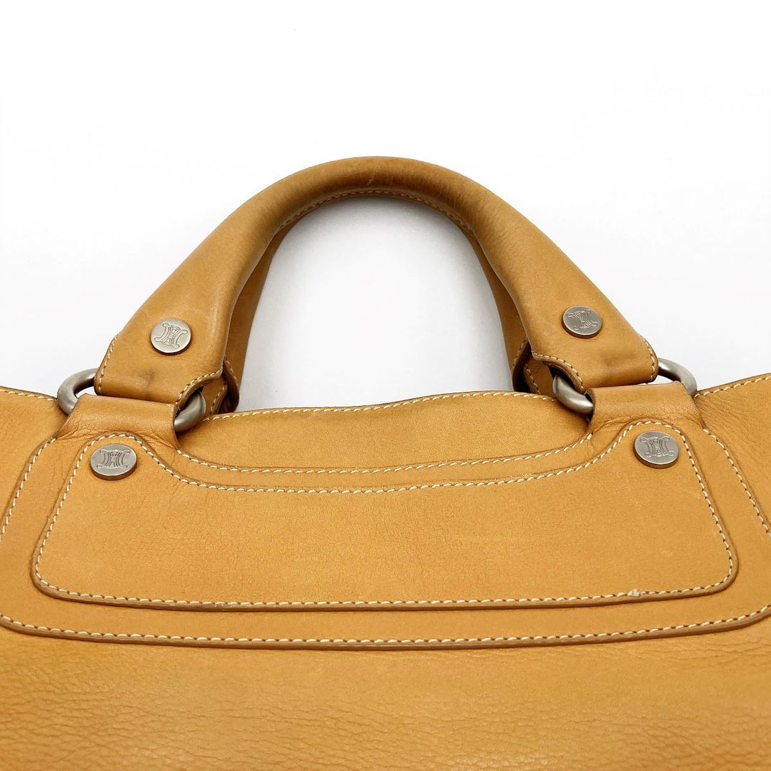 CELINE セリーヌ 
 ブギーバッグ CE00/34 ハンドバッグ 
レザー ベージュ
