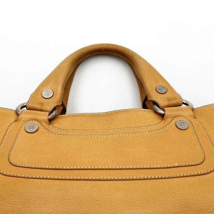 CELINE セリーヌ 
 ブギーバッグ CE00/34 ハンドバッグ 
レザー ベージュ