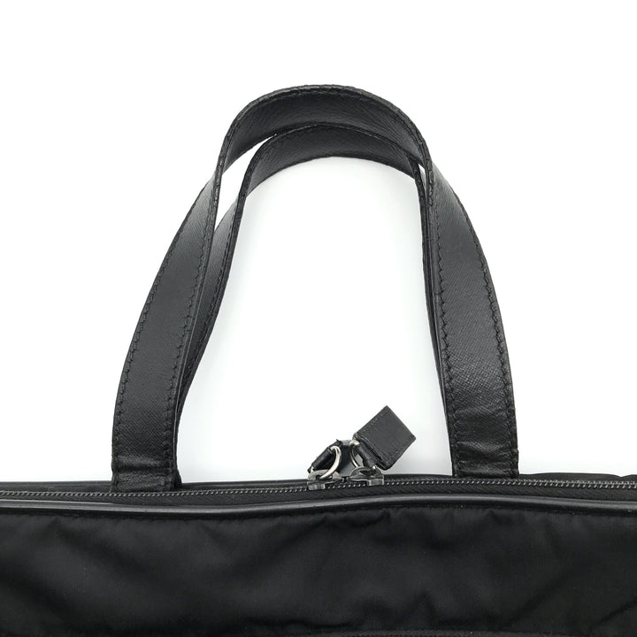 PRADA プラダ 
 ブリーフケース 
ナイロン ブラック