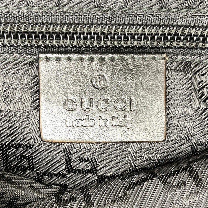 GUCCI グッチ 
 019・0422 ショルダーバッグ 
ナイロン/レザー  ブラック