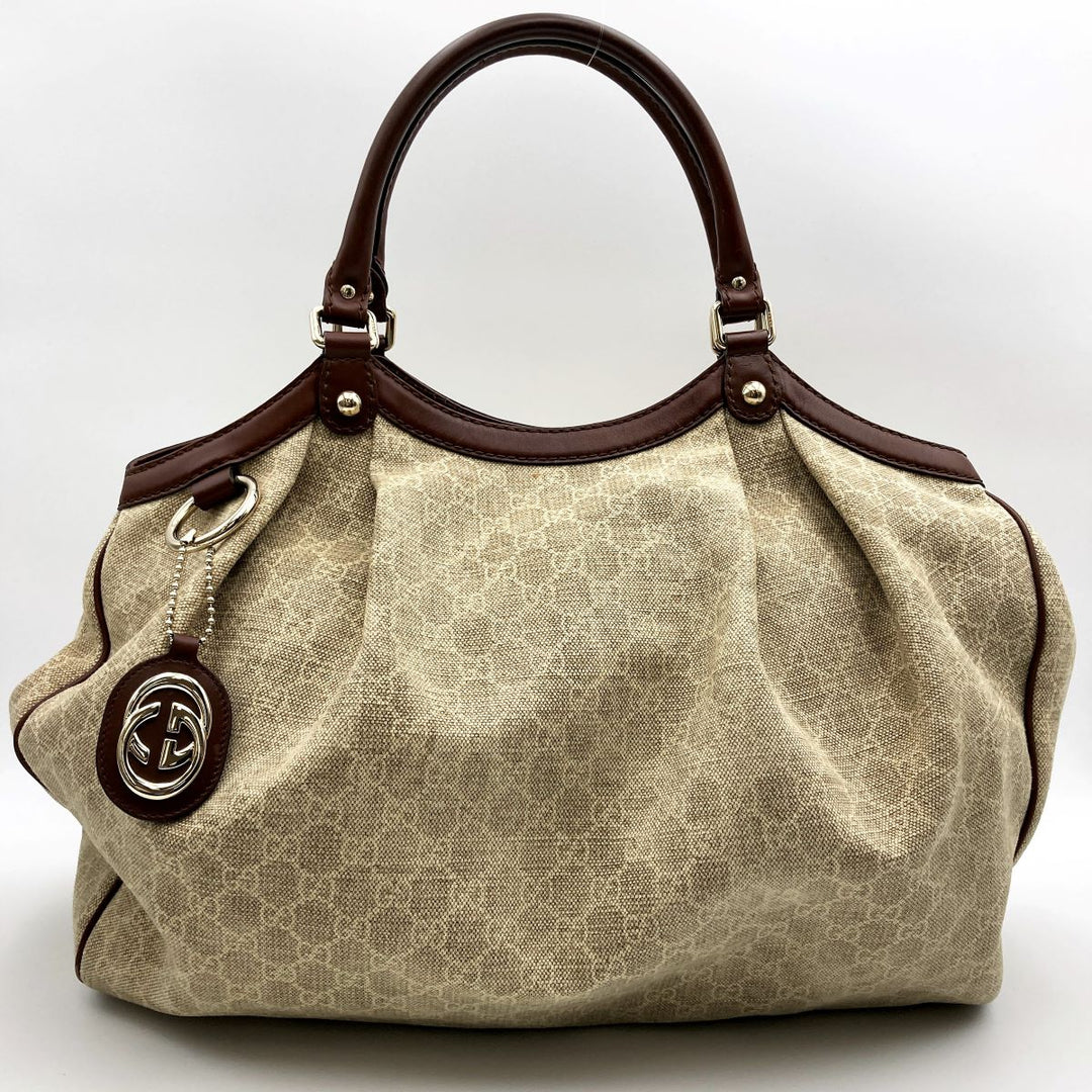 GUCCI グッチ 
 211943 トートバッグ 
GGキャンバス ベージュ
