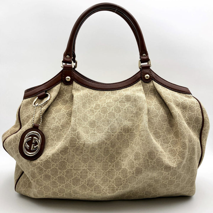 GUCCI グッチ 
 211943 トートバッグ 
GGキャンバス ベージュ
