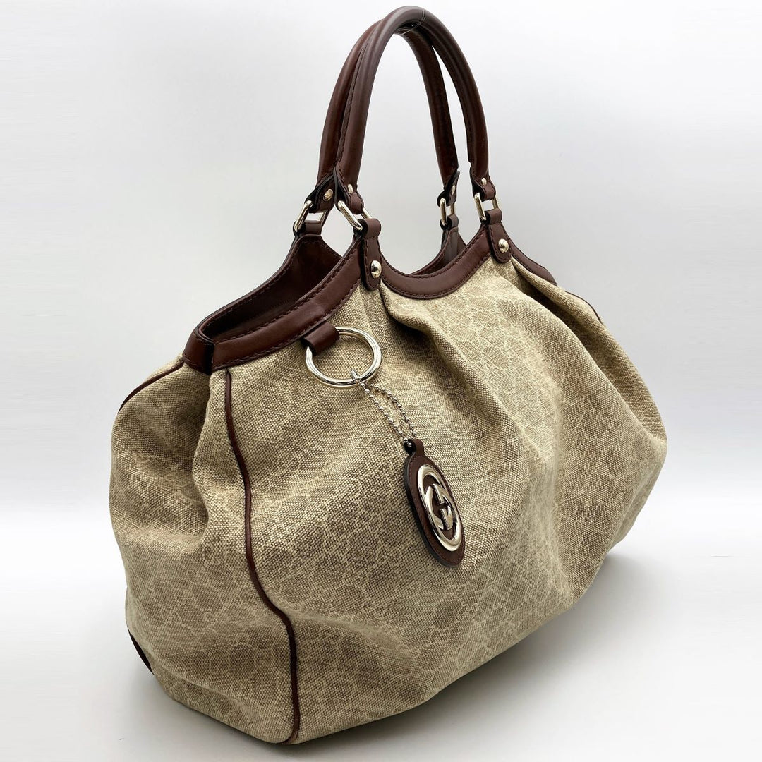 GUCCI グッチ 
 211943 トートバッグ 
GGキャンバス ベージュ