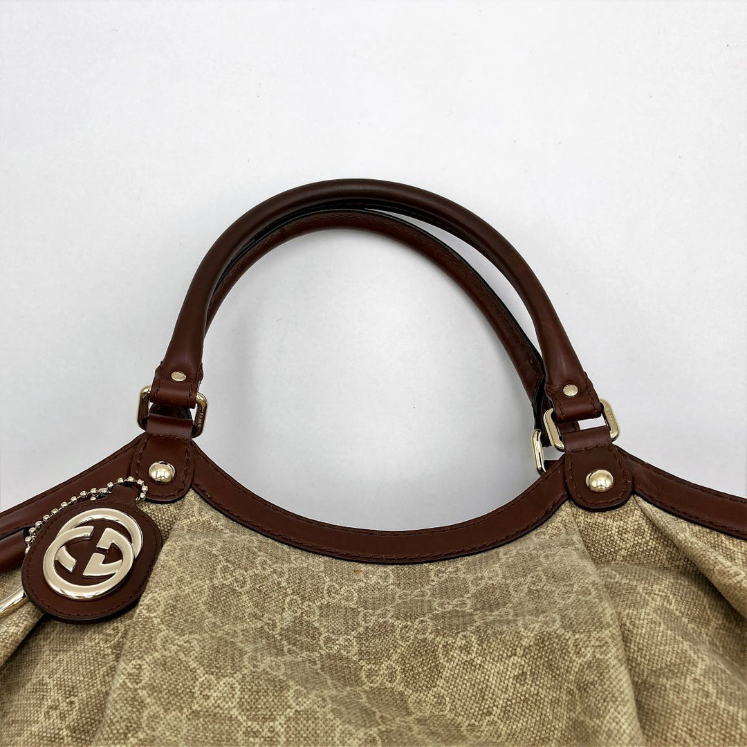 GUCCI グッチ 
 211943 トートバッグ 
GGキャンバス ベージュ