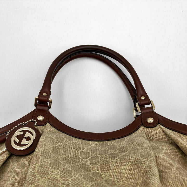 GUCCI グッチ 
 211943 トートバッグ 
GGキャンバス ベージュ