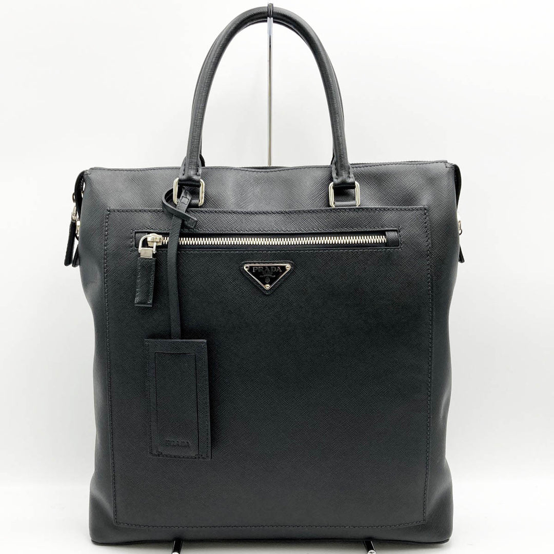 PRADA プラダ 
 トートバッグ 
レザー ブラック