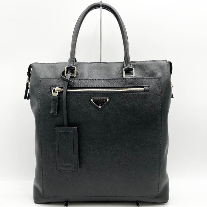PRADA プラダ 
 トートバッグ 
レザー ブラック