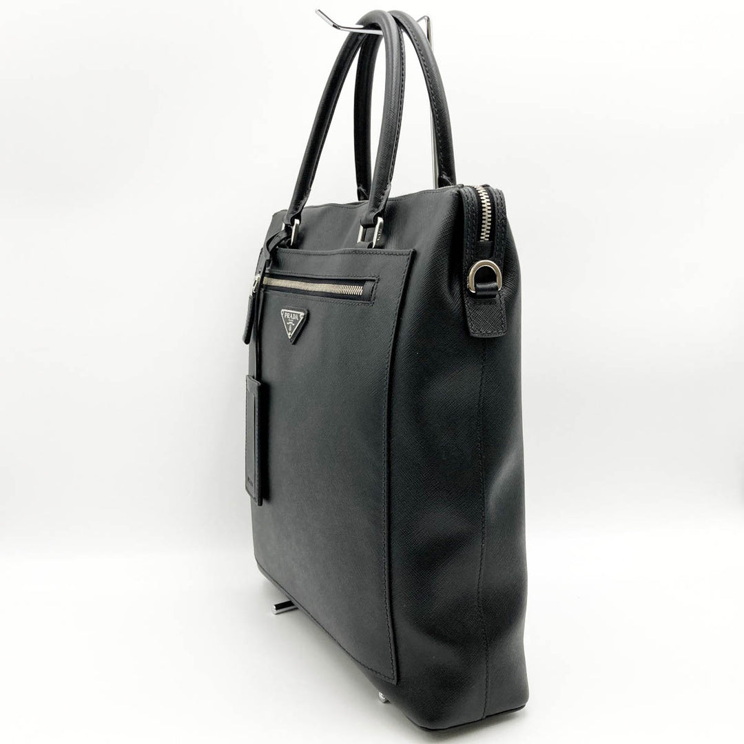 PRADA プラダ 
 トートバッグ 
レザー ブラック