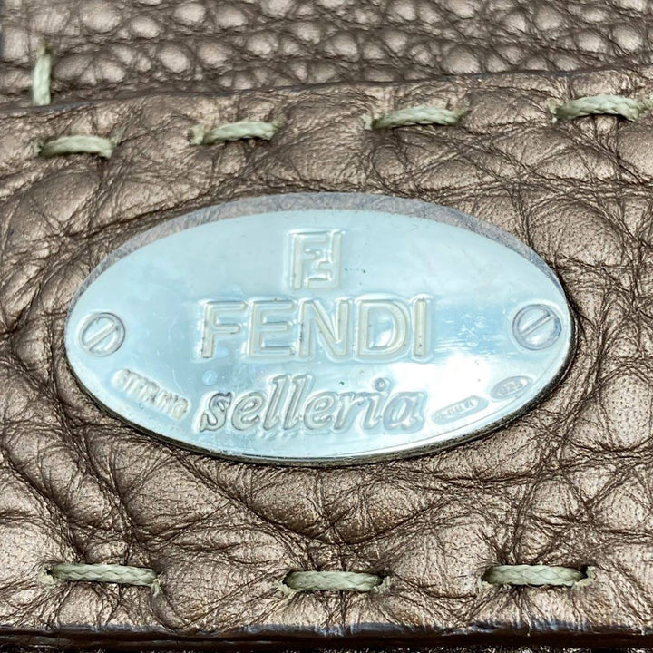 FENDI フェンディ 
 8BR547 トートバッグ 
レザー ブラウン