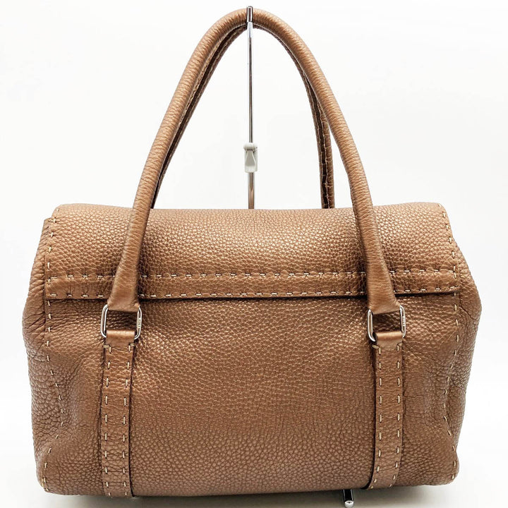 FENDI フェンディ 
 8BR547 トートバッグ 
レザー ブラウン