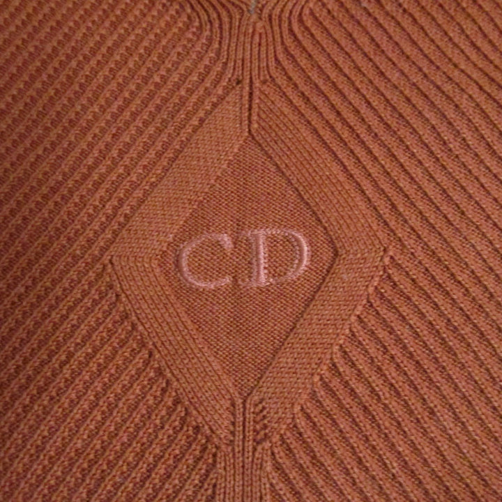 Christian Dior クリスチャンディオール 
 ニット 
ウール オレンジ