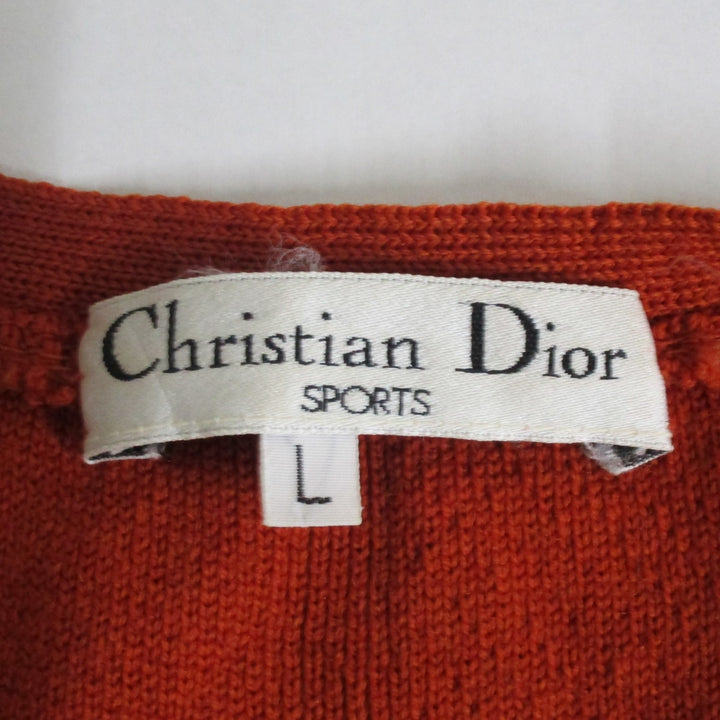 Christian Dior クリスチャンディオール 
 ニット 
ウール オレンジ