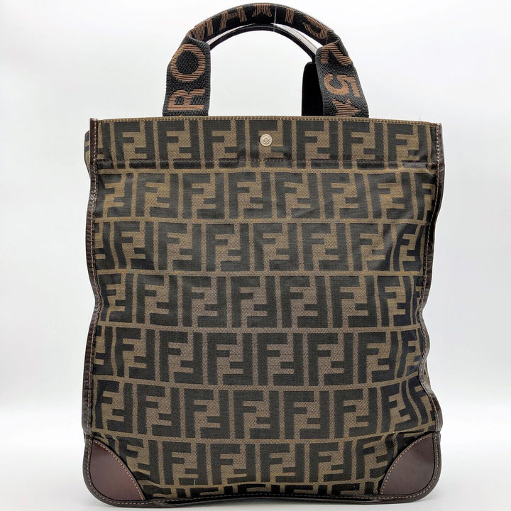 FENDI フェンディ 
 2321 26555 トートバッグ 
ナイロン ブラウン