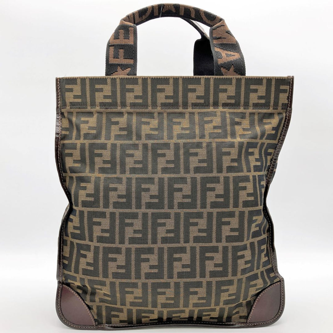 FENDI フェンディ 
 2321 26555 トートバッグ 
ナイロン ブラウン