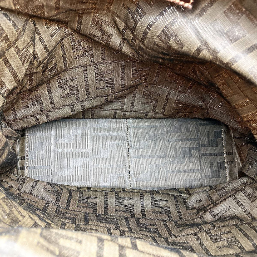 FENDI フェンディ 
 2321 26555 トートバッグ 
ナイロン ブラウン