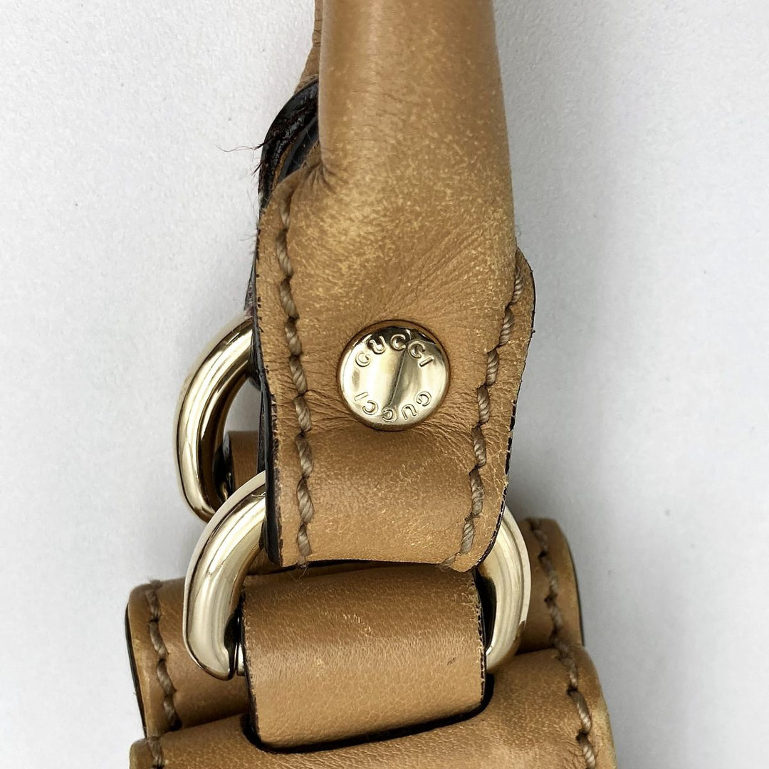 GUCCI グッチ 
 203624 トートバッグ 
レザー ブラウン