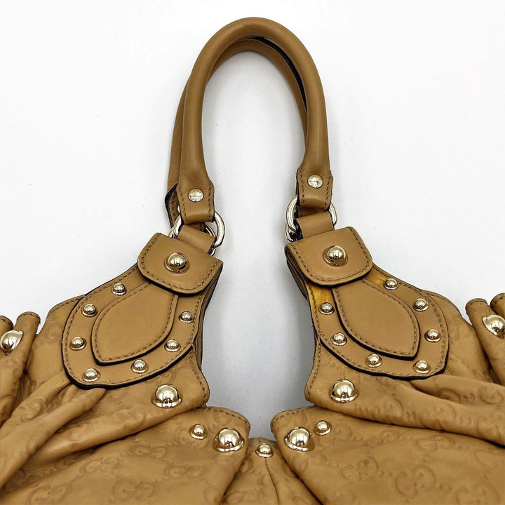 GUCCI グッチ 
 203624 トートバッグ 
レザー ブラウン
