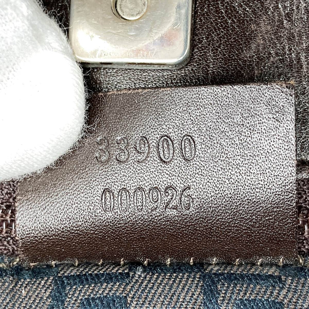 GUCCI グッチ 
 33900  ショルダーバッグ 
スウェード ブラウン