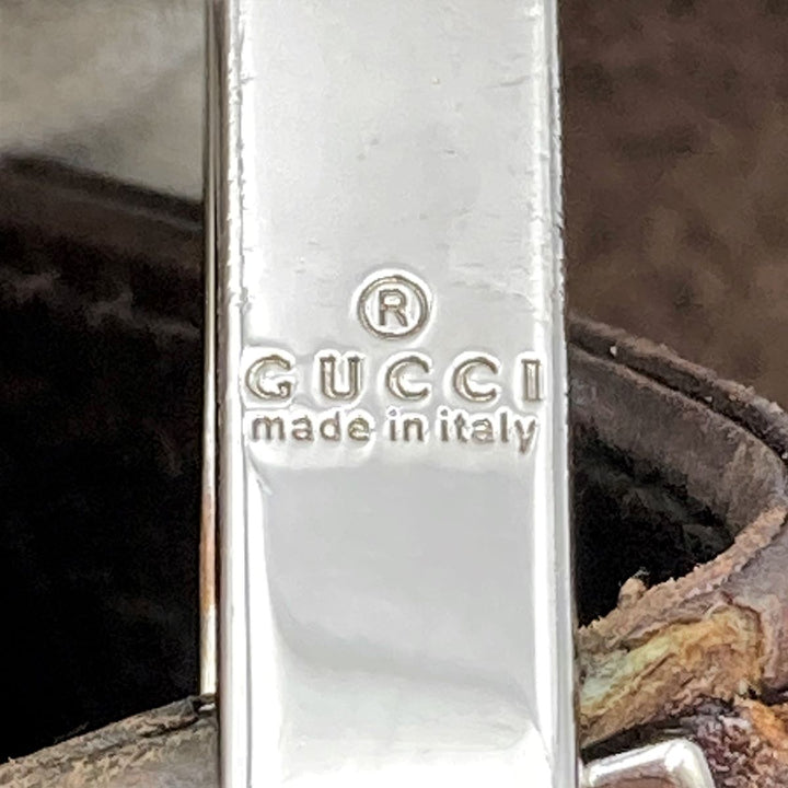 GUCCI グッチ 
 33900  ショルダーバッグ 
スウェード ブラウン