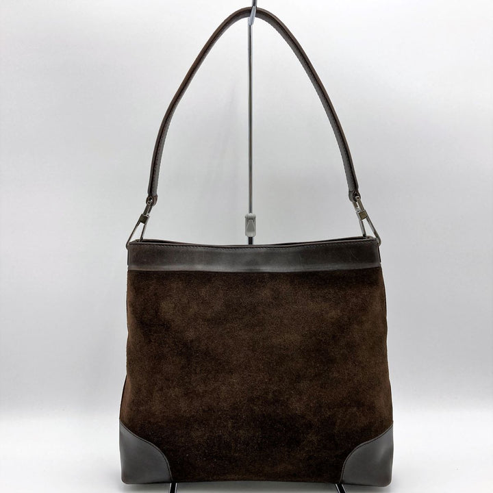 GUCCI グッチ 
 33900  ショルダーバッグ 
スウェード ブラウン