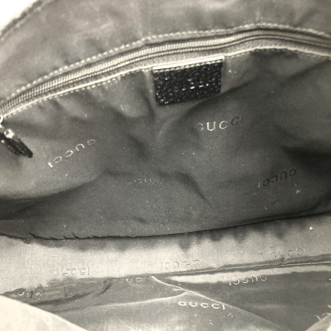 GUCCI グッチ 
 ジャッキー 001・3346 ショルダーバッグ 
ナイロン ブラック