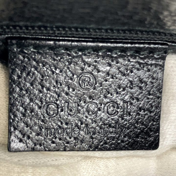 GUCCI グッチ 
 002・1034 トートバッグ 
ピッグスキン/バンブー  ブラック
