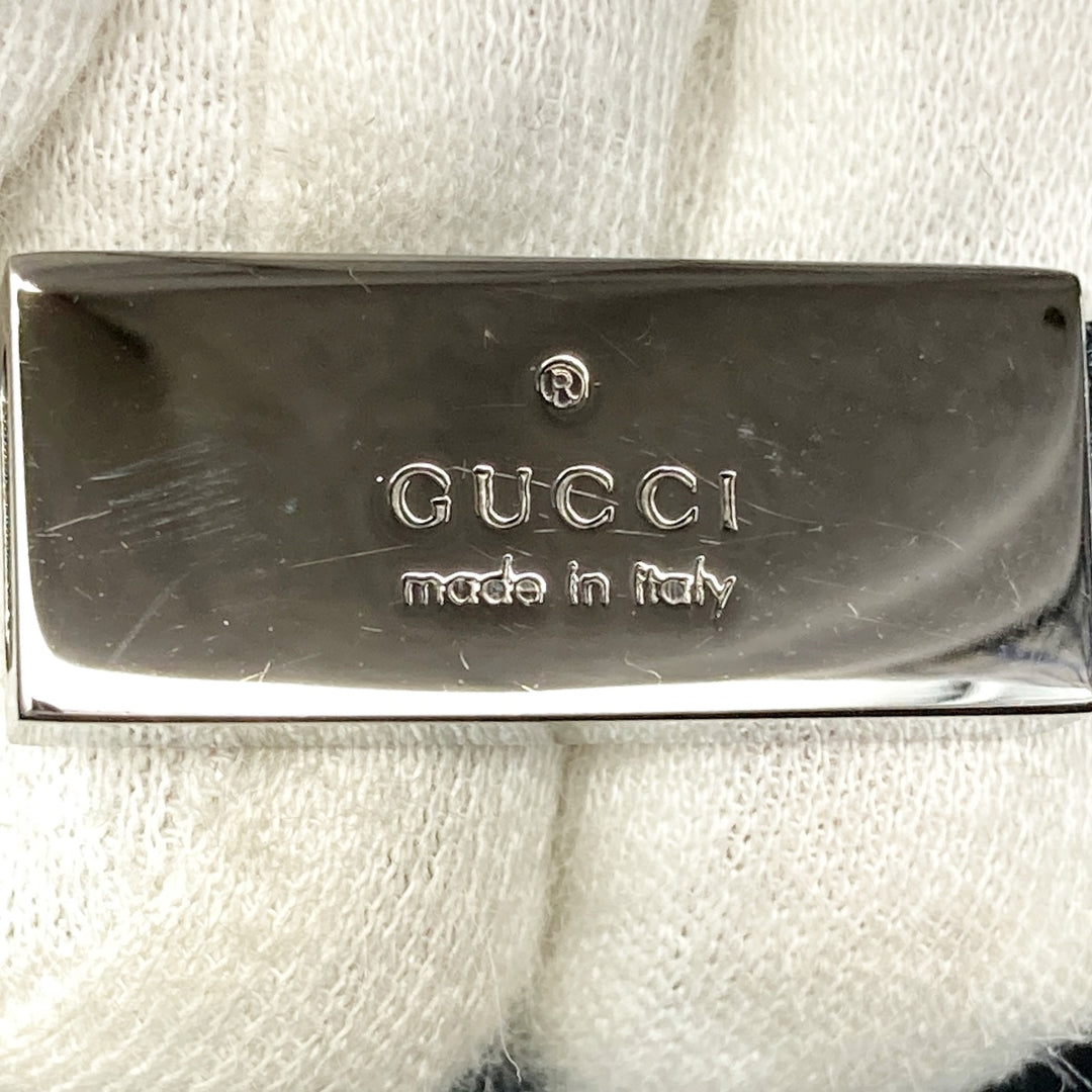 GUCCI グッチ 
 002・1034 トートバッグ 
ピッグスキン/バンブー  ブラック