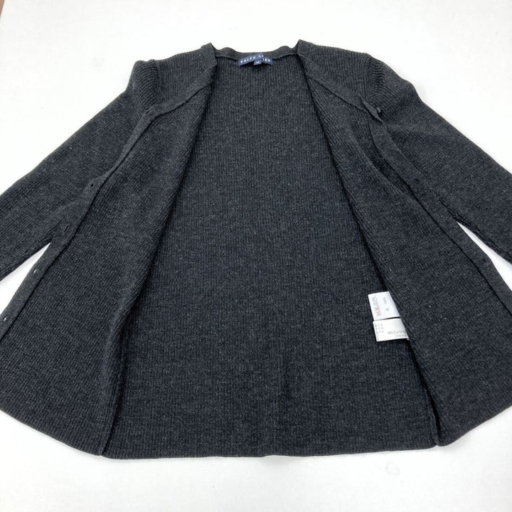 RALPH LAUREN ラルフローレン 
 カーディガン 
ウール ダークグレー