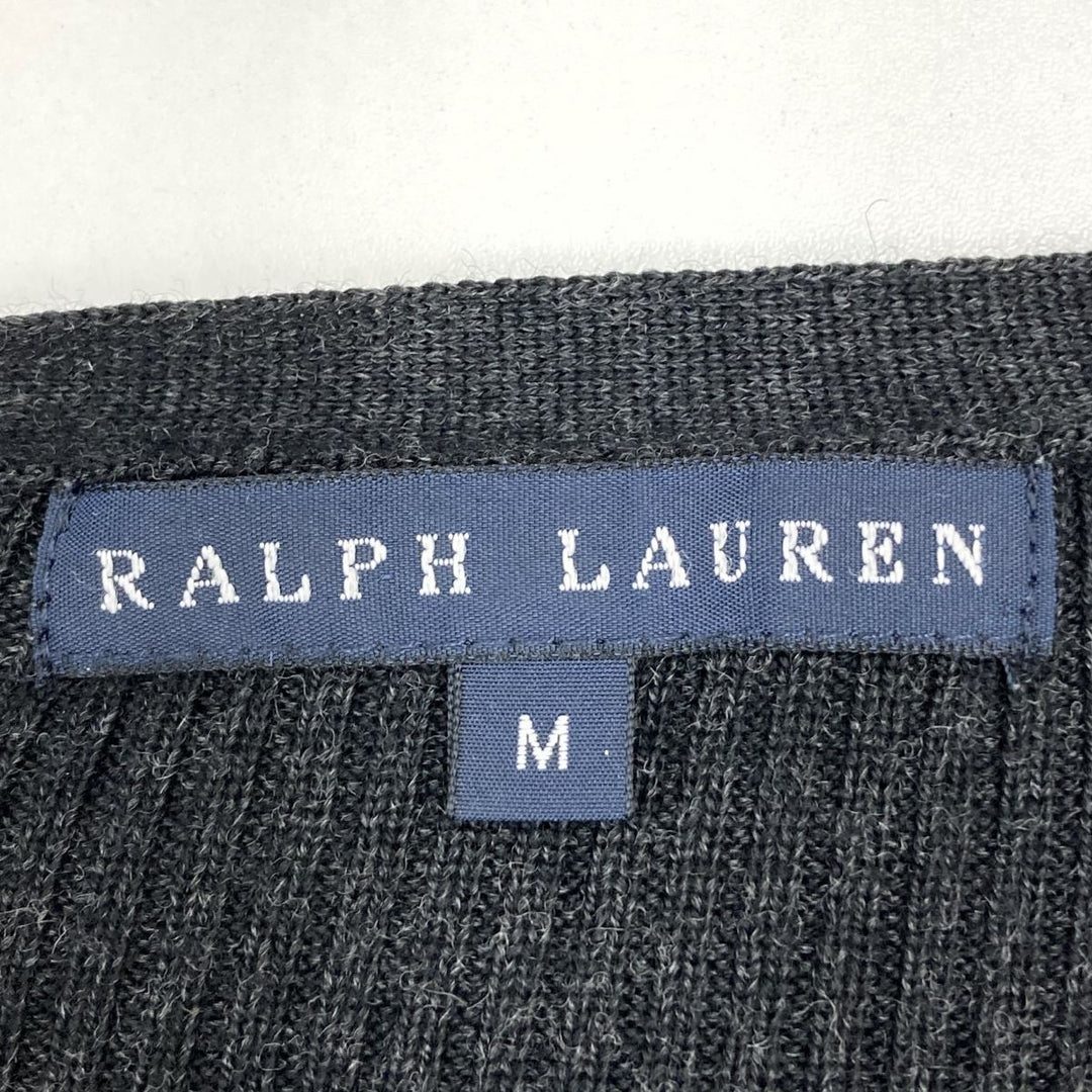 RALPH LAUREN ラルフローレン 
 カーディガン 
ウール ダークグレー
