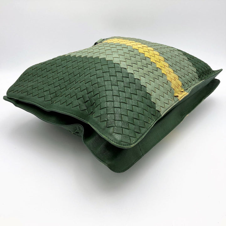 BOTTEGAVENETA ボッテガヴェネタ 
 トートバッグ 
レザー グリーン